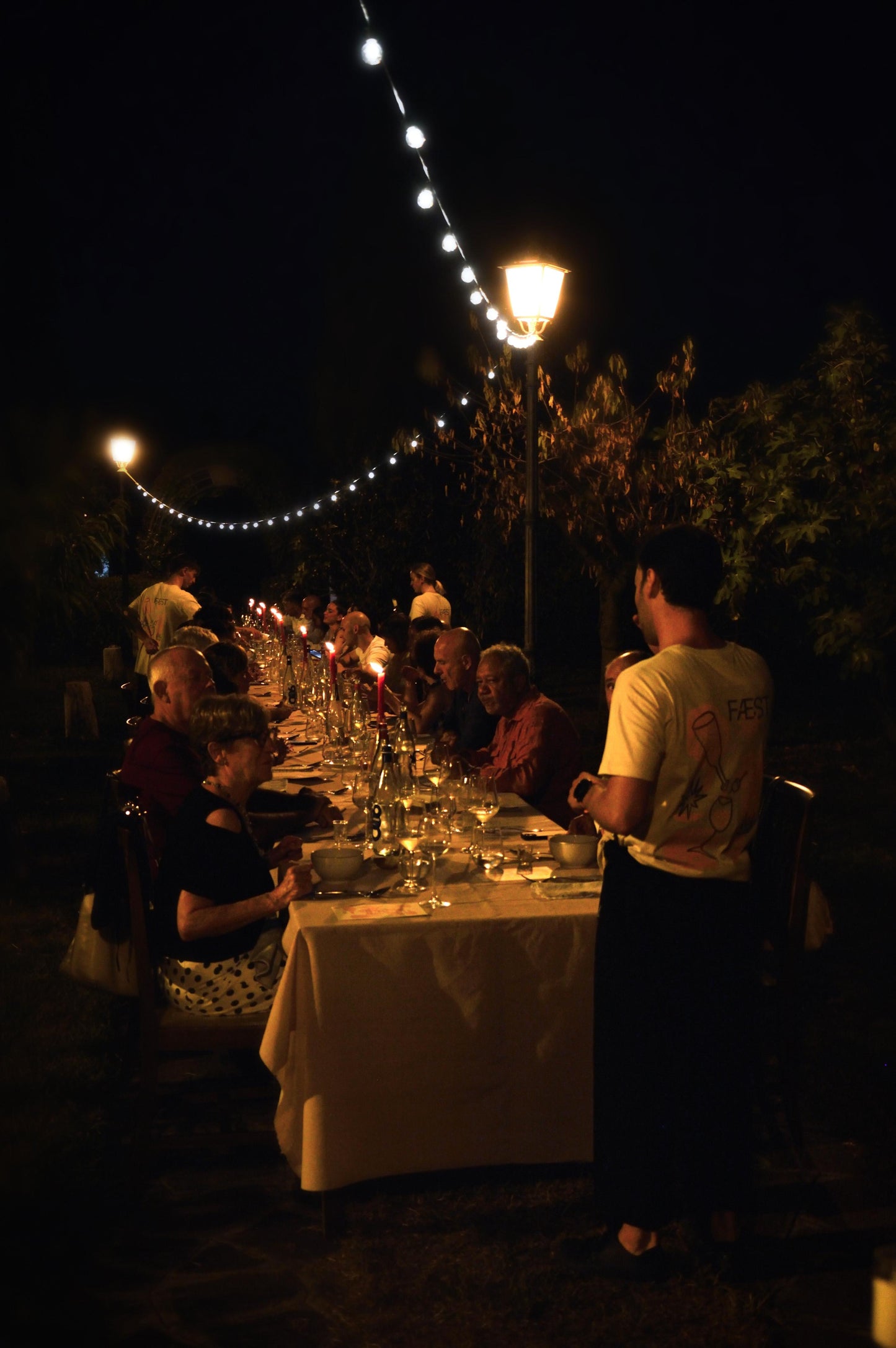 table with light